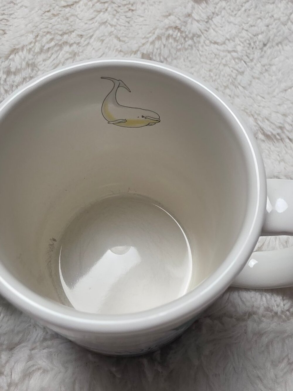 Set of 2 Vintage 90s Seaworld Souvenir Mugs Wild Arctic Beluga Baby Harp Seal - Picture 6 of 9